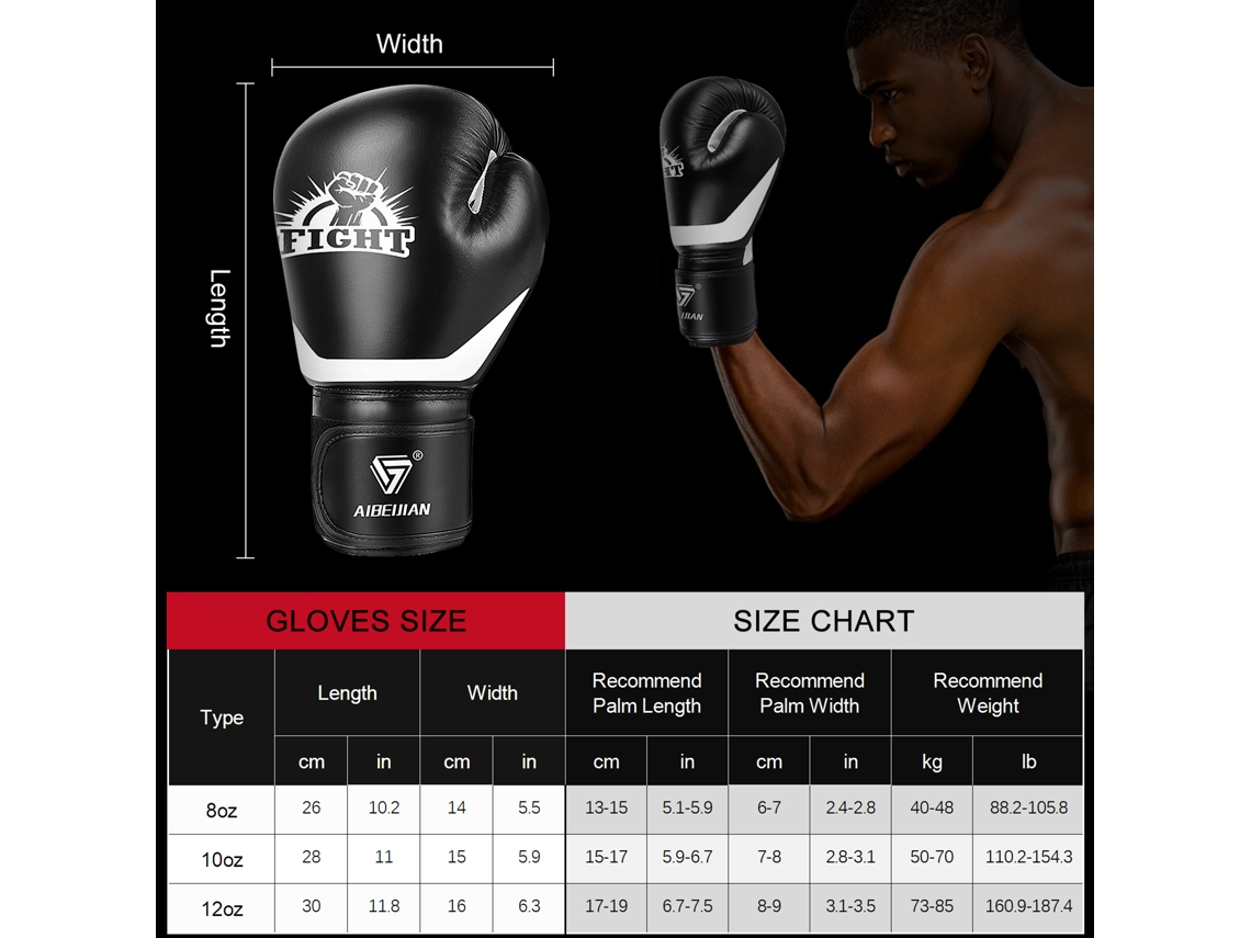 Guantes De Boxeo, Muay Thai Y Kickboxing Para Entrenamiento Con Saco De Boxeo - Cuero Genuino, Duraderos, Protección Adicional