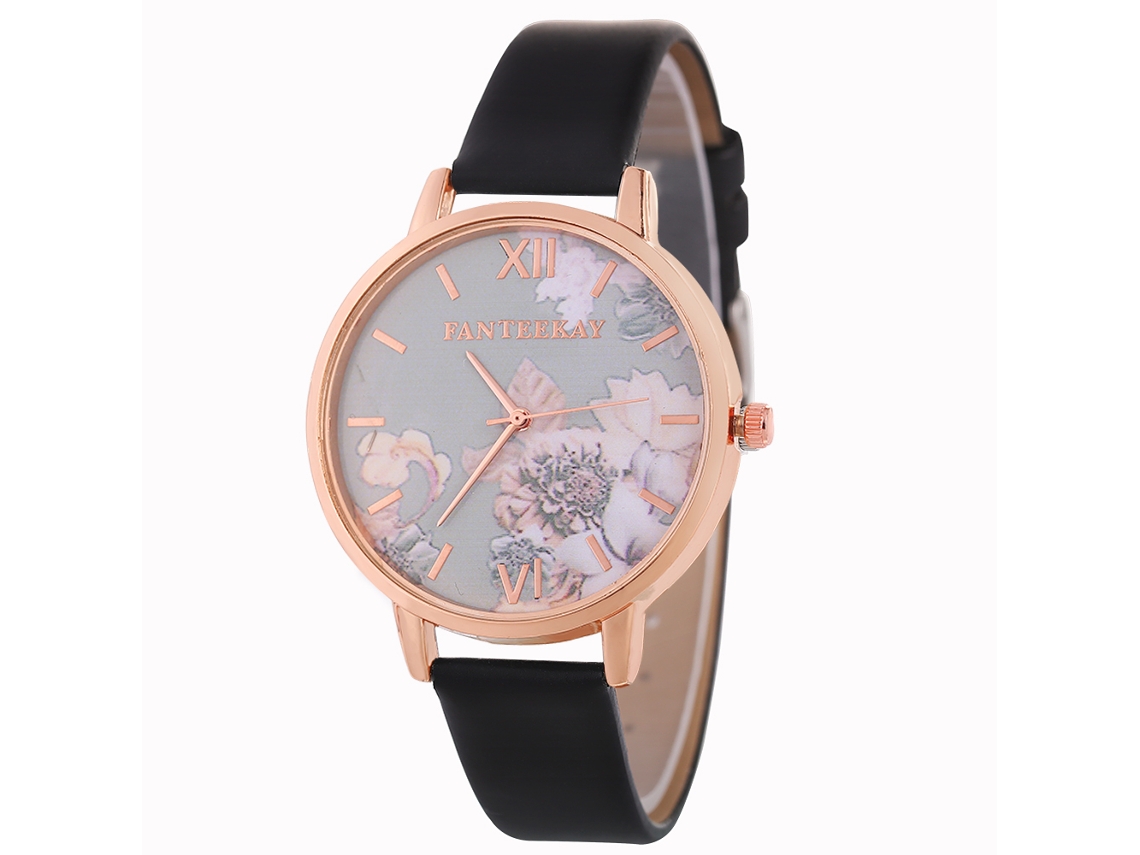 Set De Regalo De Reloj De Pulsera Elite Para Mujer, Estilo Casual Y Formal, Color Negro.