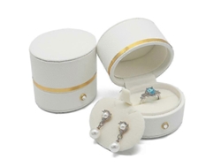 Caja para anillos de compromiso, propuesta de matrimonio, joyero funcional, pendientes y collares Hengjian (1 unidad)