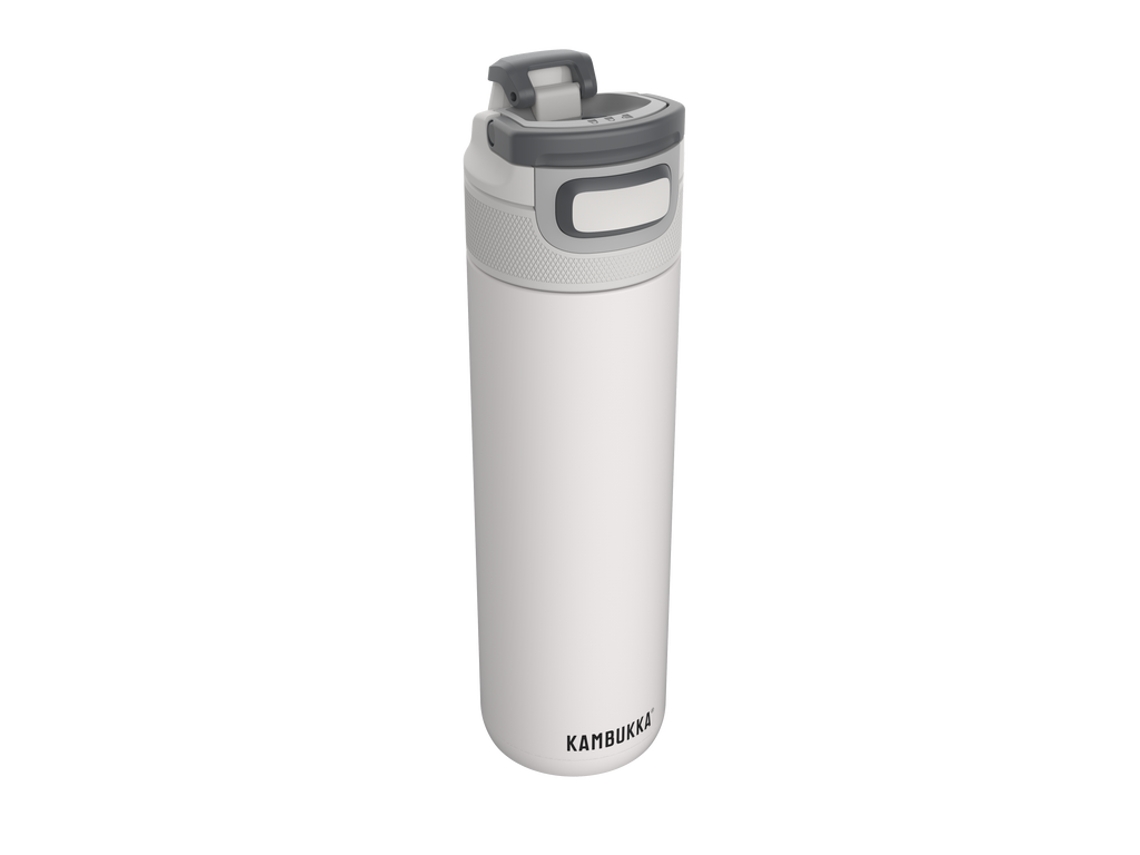 Botella De Agua Elton Insulated 600Ml De Acero Inoxidable, Antigoteo, Antiderrame. Chalk White KAMBUKKA
