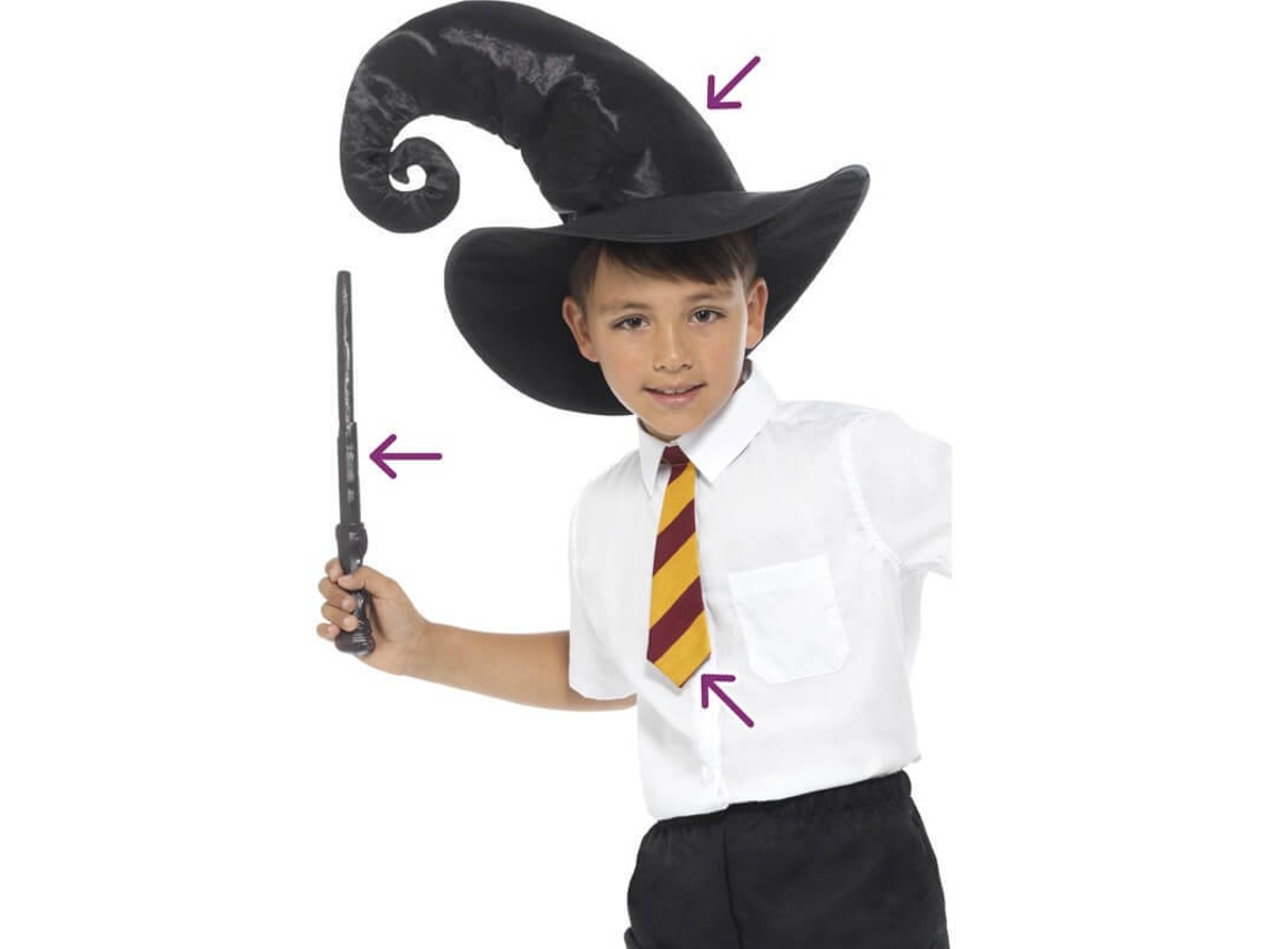Sombrero DISFRAZZES Mago (Talla: Talla Universal)