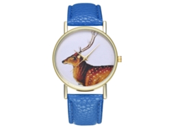 Reloj De Moda Unisex Para Hombre Y Mujer, Cuarzo, Correa De Silicona Azul.
