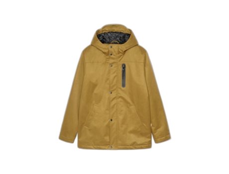 Parka de Hombre REVOLUTION Bolsillos Ribeteados Ribetes (XL)