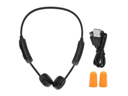 Auriculares Inalámbricos Bluetooth De Conducción Ósea, Resistentes Al Agua Ipx6, Con Micrófono Para Correr, Ciclismo Y Senderismo (negro).