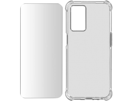 Kit Funda + Protector de Pantalla Oppo A54 5G AVIZAR Cristal Templado (Transparente)