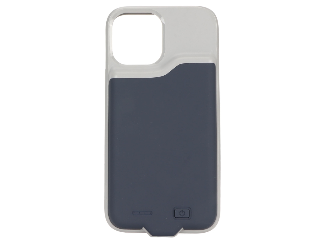 Estojo De Bateria Carregador 5500mah Para Iphone 12 Pro Max 6.7 Polegadas Azul