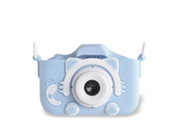 Cámara digital X2, diseño de gato, fotos y vídeos de 20MP, ideal para niños. Zoom digital 8x, reproductor MP3 y juegos.