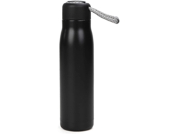 Botella De Agua De Acero Inoxidable 2024 Con Aislamiento Al Vacío, Botella Térmica Reutilizable Para Deportes, Negra Rosewell