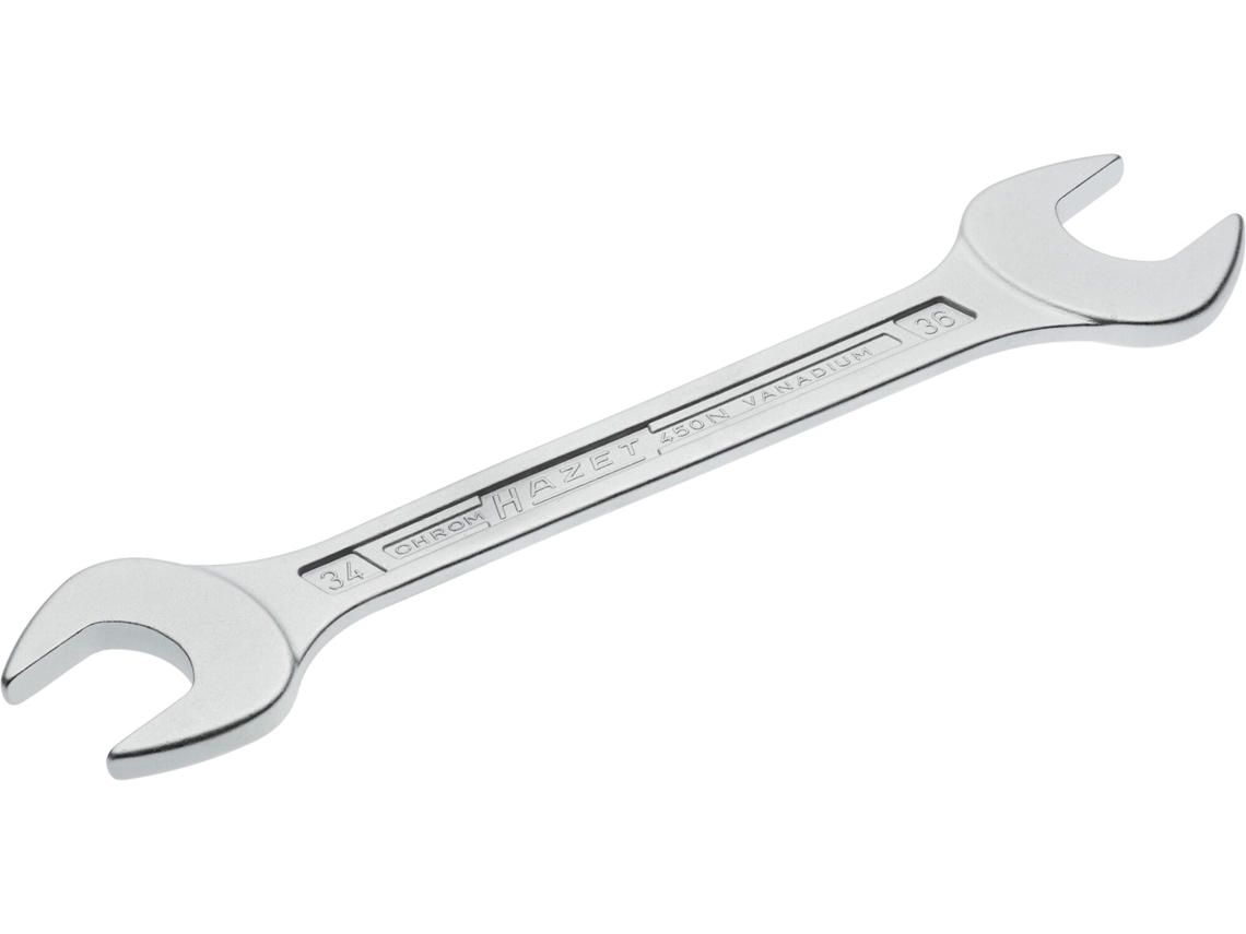 450N-34X36 Llave de dos bocas: Perfil de hexágono exterior 34 x 36 mm HAZET
