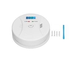 Detector De Humo Y Monóxido De Carbono Con Alarma Contra Incendios, Alta Sensibilidad, Detección Inteligente, Pantalla Lcd.