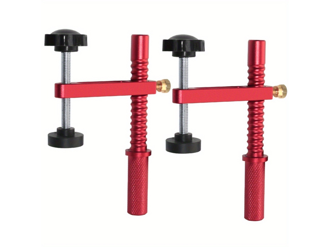 2 Prensas Rápidas Para Banco De Carpintería, Abrazadera Ajustable, Accesorio De Mesa Para Taller De Madera