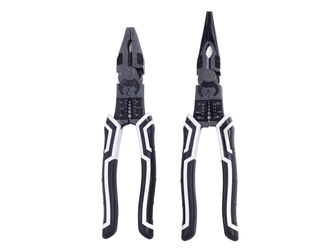 Alicates De Punta Fina Con Hoja De Corte, 9 Pulgadas, Acero Crv, Multiusos Para Manualidades, Electricistas Y Reparaciones Domésticas.
