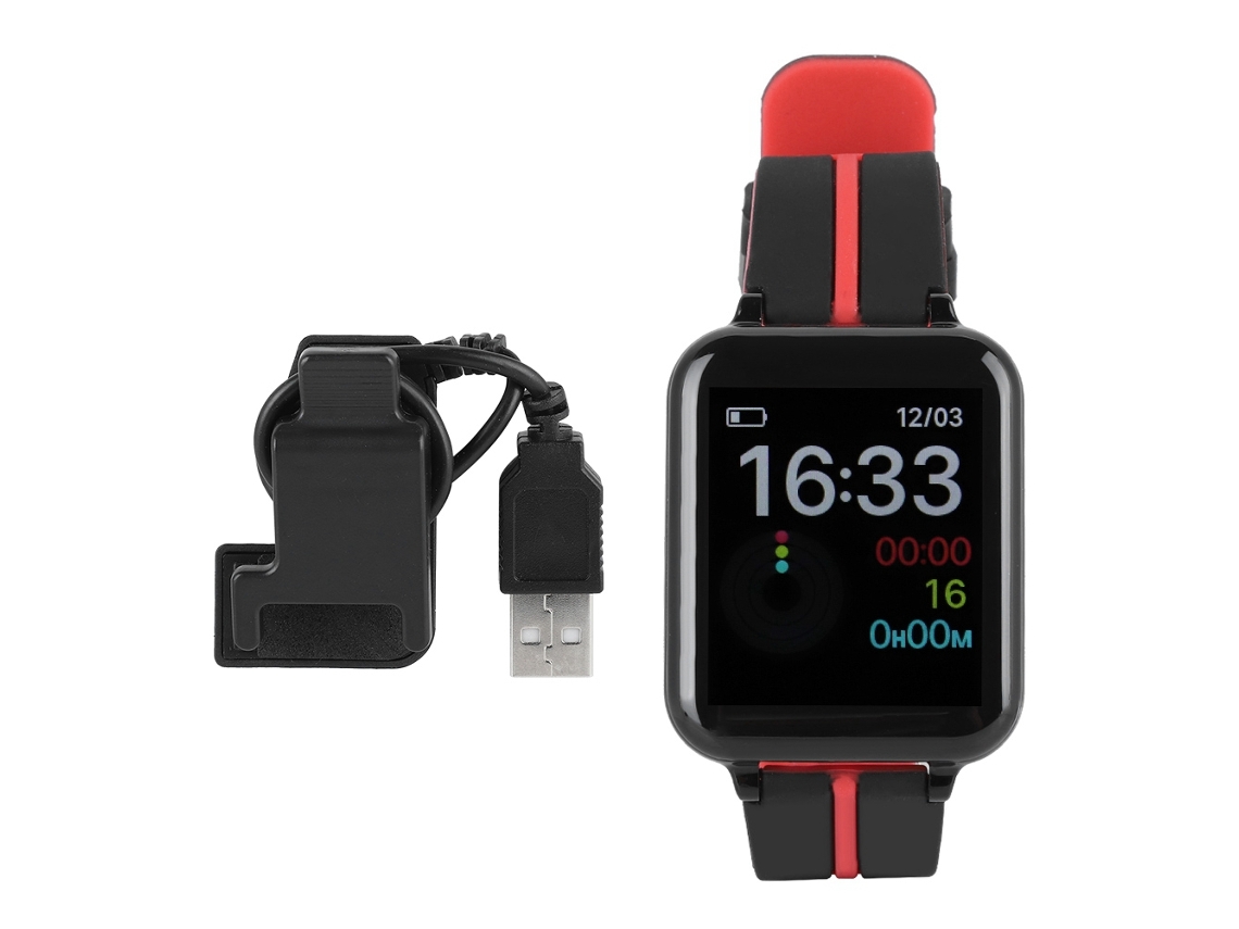 Pulsera inteligente EOOCOO con conexión Bluetooth y seguimiento de actividad.
