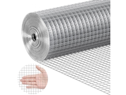 Conjunto de Red Galvanizada 610mm x 7,62m para Jardín y Protección de Animales Tekmaquinas