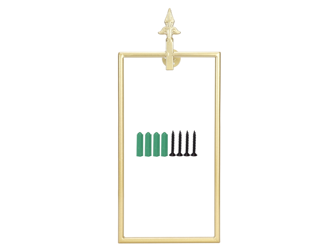 Toallero de pared dorado de estilo nórdico para baño