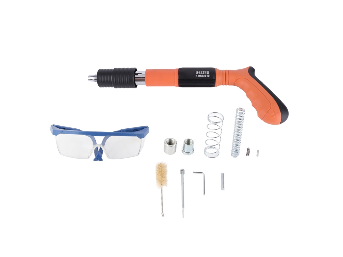 Mini Máquina Manual Ajustable Para Disparar Clavos De Acero, Para Montaje En Pared.
