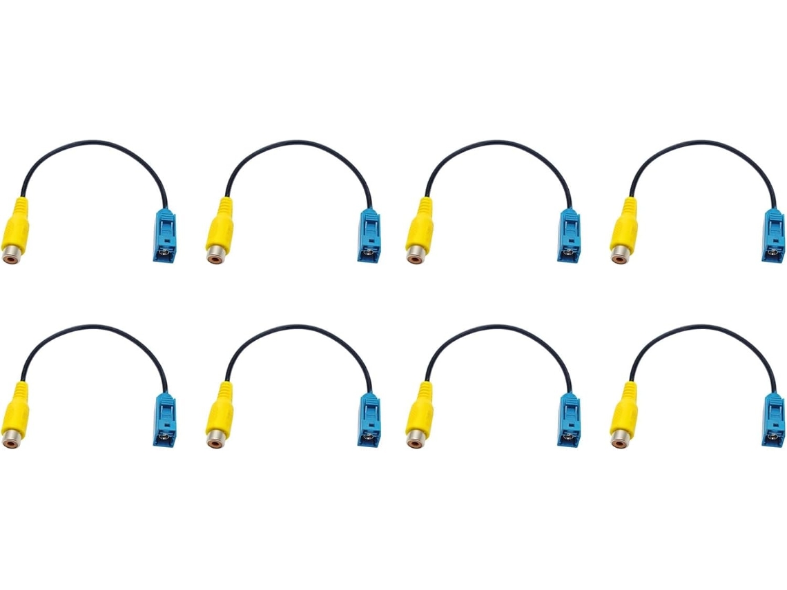 8x Conexión De Vídeo Inversora Fakra Para Cámara Av - En Cable De Estacionamiento Adaptador - A