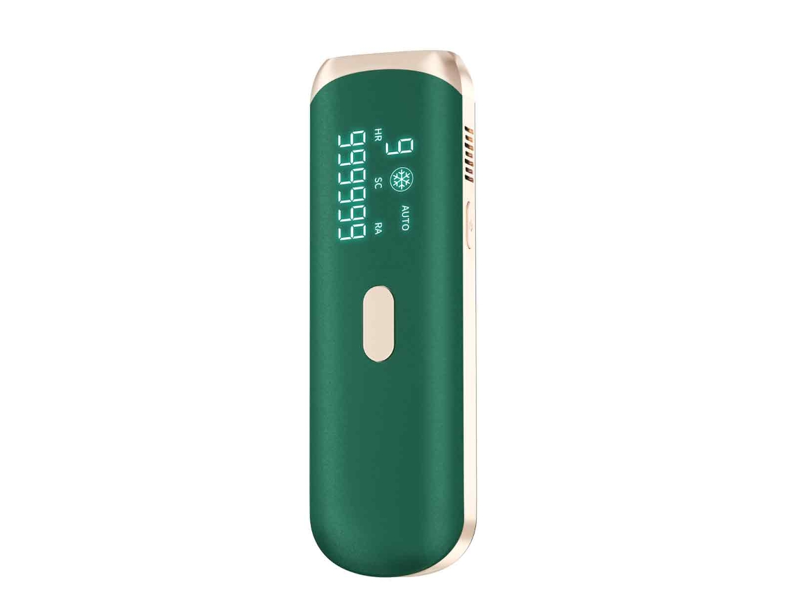 Dispositivo innovador de depilación láser, depilación IPL indolora con enfriamiento por hielo, para una reducción permanente del vello, destellos ilimitados en 24 horas.
