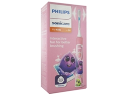 Cepillo de Dientes Eléctrico Hx6352/42 para Niños Rosa Color : Rosa PHILIPS