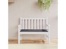 Cojín grande para banco de jardín, 120x50x4cm, tela Oxford antracita, HARLANV1