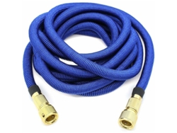 Manguera de agua flexible, manguera de jardín retráctil para jardinería, lavado de autos, limpieza de paredes exteriores y pulverización intensiva.