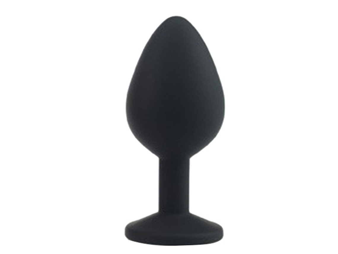 Juguete Sexual Para Adultos Plug Anal De Silicona Con Perlas De Tirar Negro