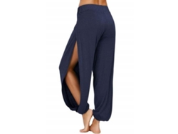 2026-pantalones De Yoga Para Mujer Con Abertura Lateral Pantalones Deportivos Para Ejercicio Y Playa Xxl Azul Marino