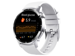 Reloj inteligente con azúcar en sangre, oxígeno en sangre, frecuencia cardíaca, temperatura, monitoreo de salud, llamadas Bluetooth y múltip CHRONUS
