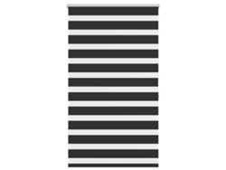 Maison Exclusive - Estor Cebra 100,9x175 Cm Tejido Ancho 96,7 Cm Negro