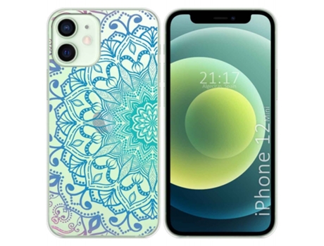 Carcasa iPhone 12 Mini (5.4) TUMUNDOSMARTPHONE Dibujos Transparente Multicolor