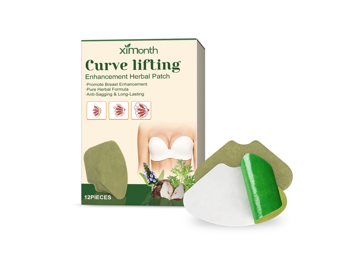 Parche herbal Ximonth para realzar y reafirmar los senos, contorno invisible, antiarrugas.