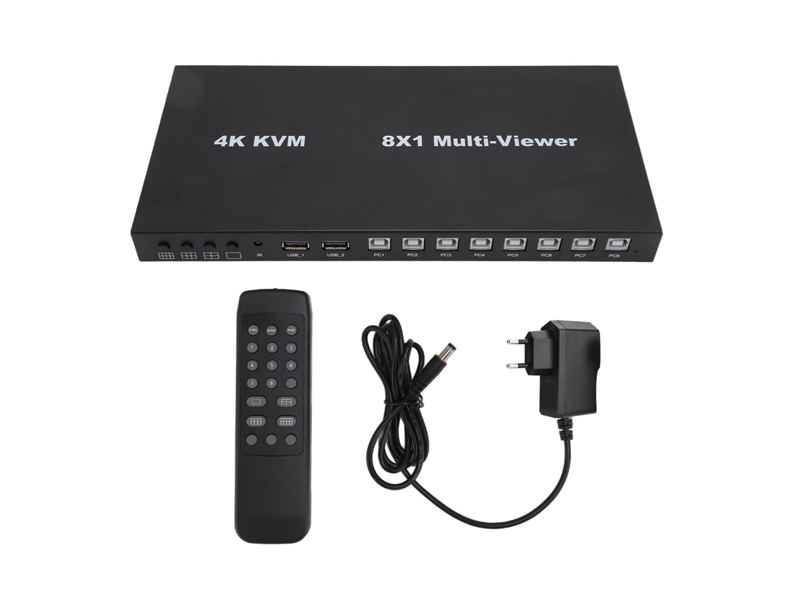 Hdmi Splitter 8 Entradas 1 Salida Switch Sin Interrupción Splitter De Imagen De Pantalla 4k