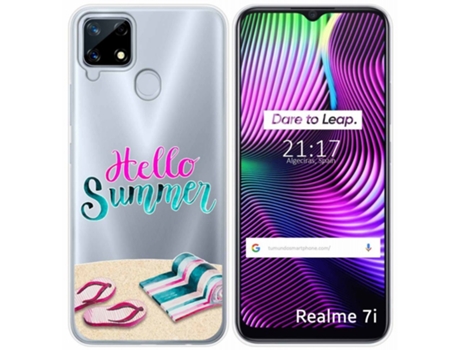 Carcasa Realme 7i / Narzo 30A TUMUNDOSMARTPHONE Dibujos Transparente Multicolor