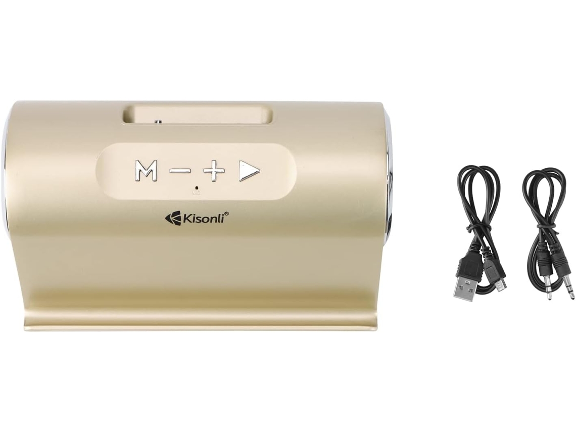 Soporte Para Altavoz Bluetooth Sin Lámpara, Tarjeta De Sonido De Escritorio, Unidad Usb, Subwoofer (dorado)