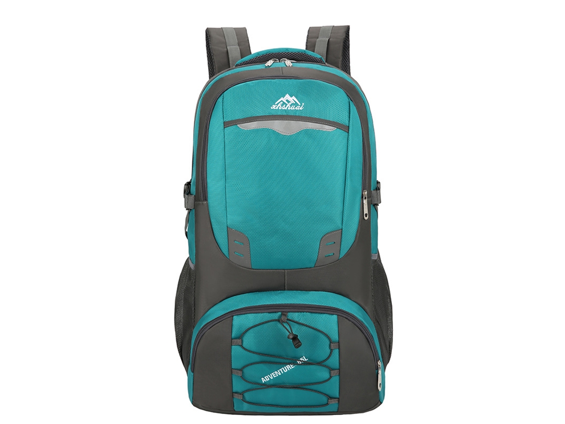 Mochila de senderismo de nailon de alta capacidad, ligera y transpirable, para acampar.