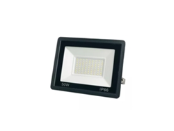 Proyector LED Slim Serie Apple 50W 6000K IP66, Perfecto para Iluminación Exterior e Interior