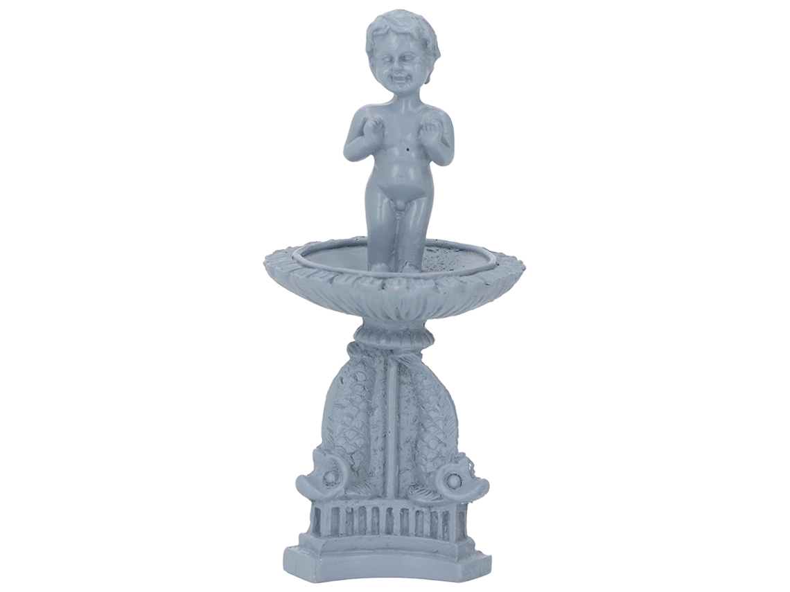 Estatua De Resina De Niño De Jardín Para Casa De Muñecas, Miniatura 1:12.
