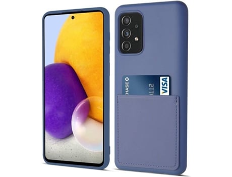 Funda Samsung Galaxy S20 HFS-HOUSE con Tarjetero Azul