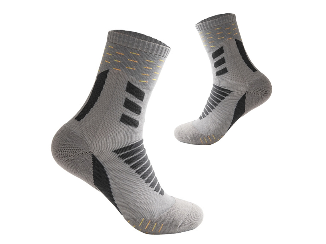 Meias Esportivas Antiderrapantes Para Homem Com Grip, Respiráveis, Compressivas Para Basquete, Futebol, Corrida, Caminhadas