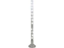 Lámpara de Pie Márcia 24Xg4 12V Alt.151Xd.26Cm Metalvidrio Transparente/Níquel FERRIMEX