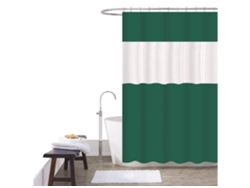 Cortina Bod Home Ducha Patchwork Bosque Poliéster Multicolor (180x180cm)