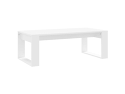 Mesa de centro de madera blanca MAISON EXCLUSIVE (102x50x35 cm)