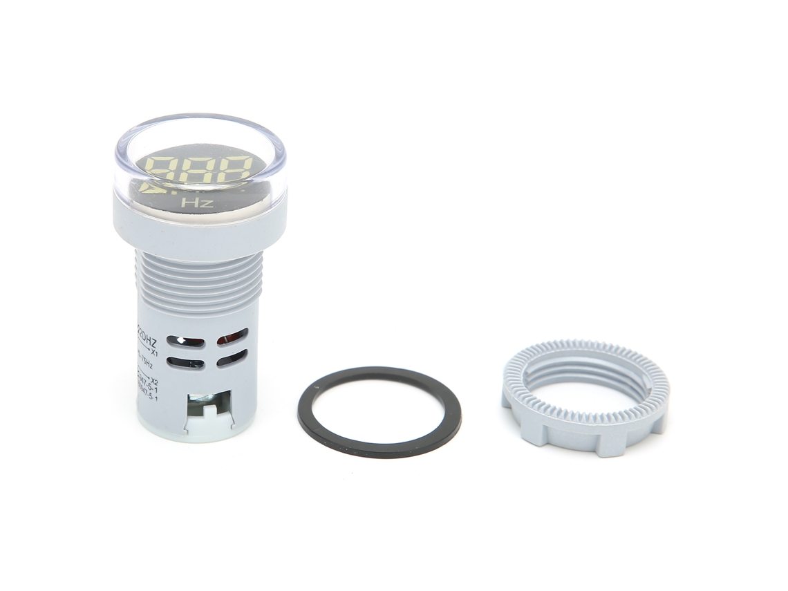 Medidor De Frecuencia Ad16-22dhz De 20~75 Hz Con Panel Indicador Luminoso Blanco