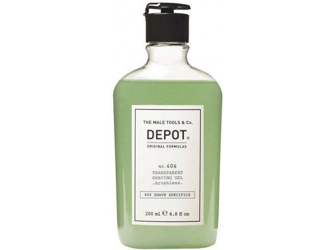 Crema de Barba DEPOT 406 Transparent (200 ml)