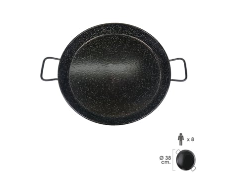 Paellera Valenciana Esmaltada 8 personas/ 38 cm