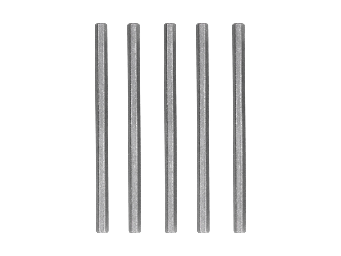 2026velora-5 Piezas Tornillo hexagonal de barra larga de acero inoxidable para Gobilda Diámetro 12 mm 4102-0012-0080 Piezas de robot