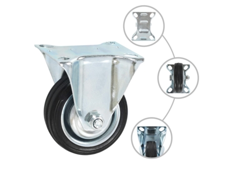 vidaXL Ruedas fijas 32 unidades 75 mm