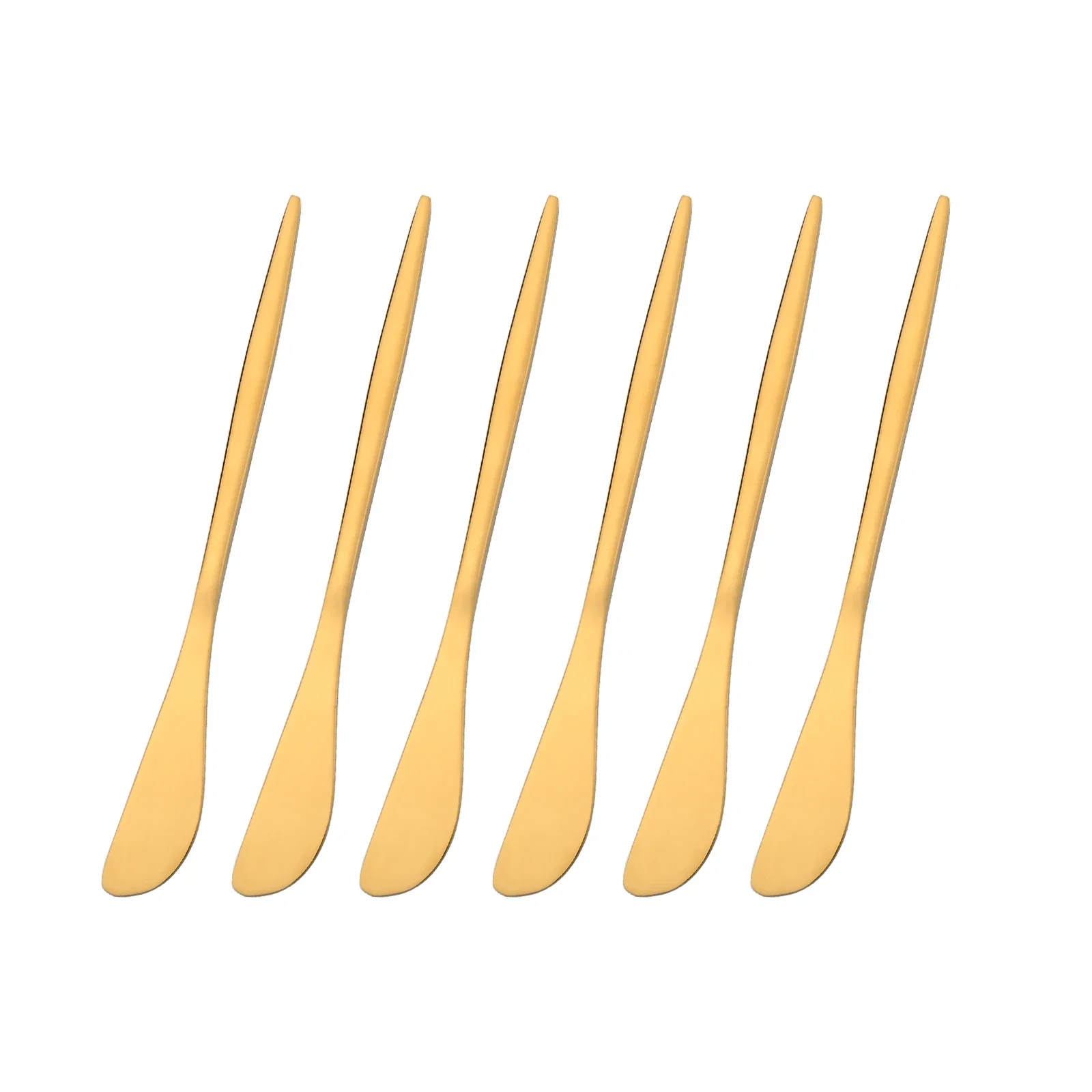 (oro, 6 Piezas) Cuchillo Para Mantequilla, Cortador De Queso, Acero Inoxidable, Utensilios De Cocina