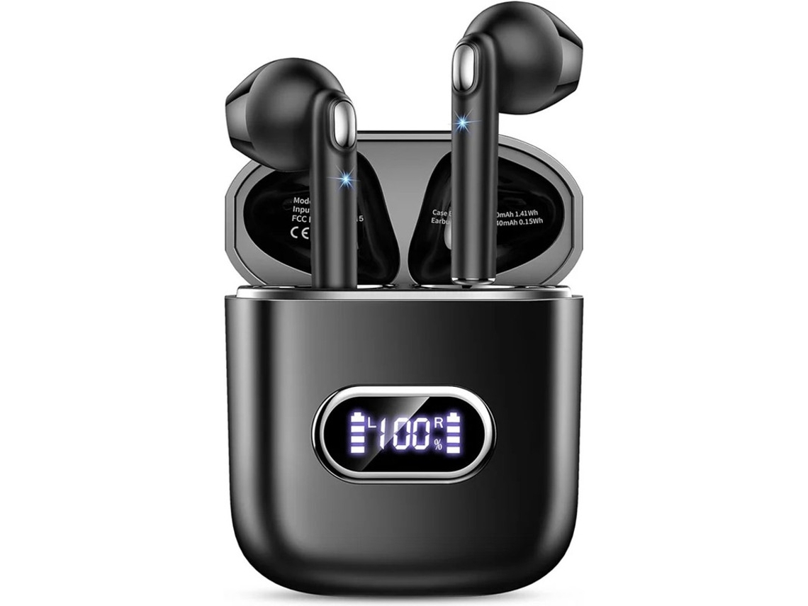 Auriculares Sem Fios Hd Intra Som Estéreo Yizhood Bluetooth Negro