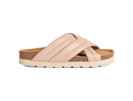 Sandalias D35syc000bc Brionia Alto Beige EU 38 Mujer GEOX